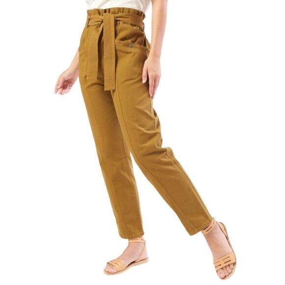 Sea New York Metta Denim Paper Bag Pant 
In olive/army green - Picture 15 of 15